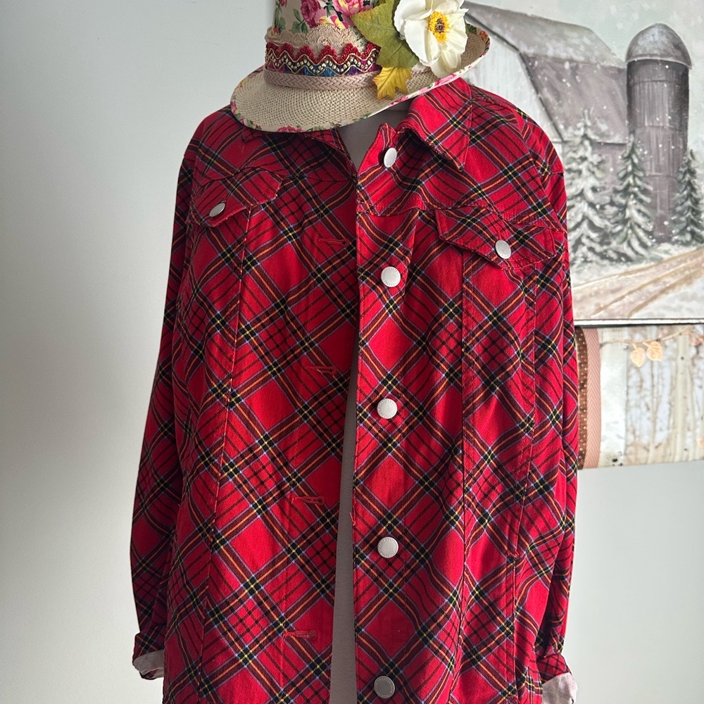 Jacket Red Plaid - image 1